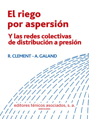 cover image of El riego por aspersión